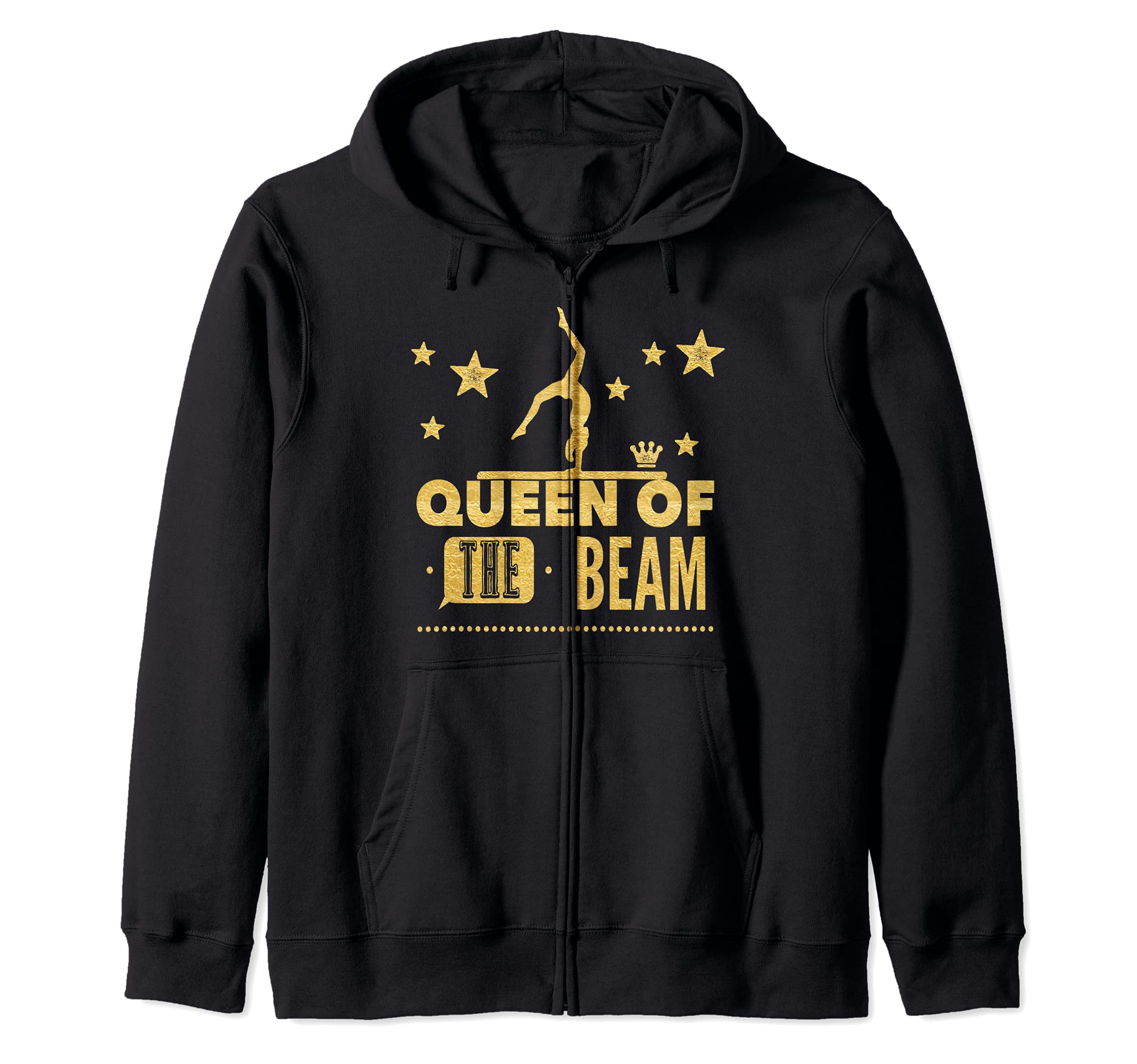 

Женская гимнастическая королева бревна Zip Parka