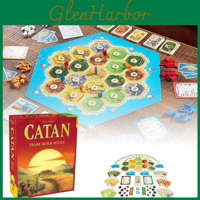 Game Board Desktop Catan Island 35 Player Expansion Table Card Gathering Family