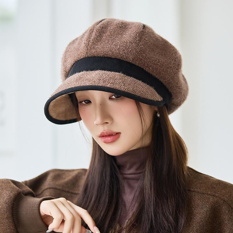 Warm Hat Women's Autumn and Winter New Cap Fashion Temperament Bucket Hat Basin Hat