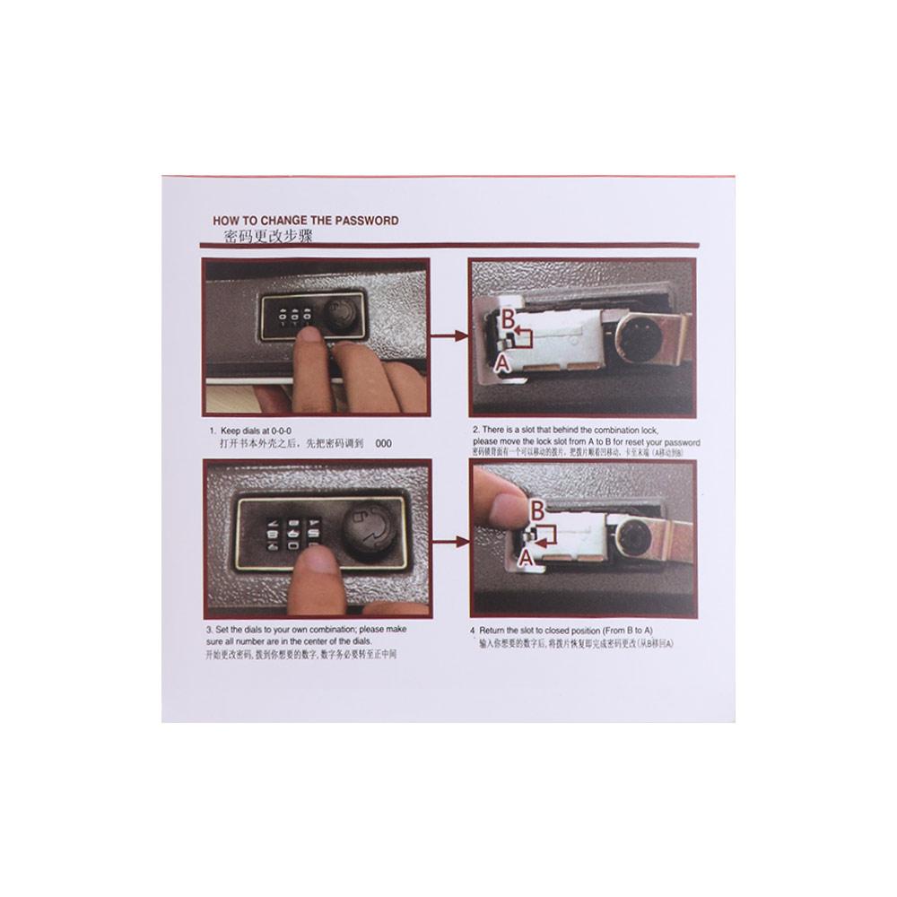 Rectangle Password Security Safe Box Analog Dictionary Book Safe  Box  Cash Jewelry