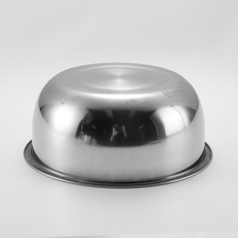 Stainless Steel Kitchen Basin: Thickened Soup, Vegetable, Wash & Dough Basin