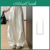 Casual High Waist Embroidered Wide Leg Pants For Women Summer Lightweight Linen Style