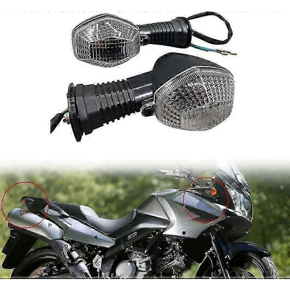 Motorcycle Turn Signal Light Indicator Lamp Compatible With Suzuki Gsf 600/650/1200/1250 N/s Bandit Gsf1250sa 1000 650 V-strom 1pair , Motorcycle Modi