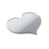 3D Love Mirror Wall Sticker 10Pcs Set Self-Adhesive Easy To Paste Decal for Wedding Kids Room Toilet Table Home Decor