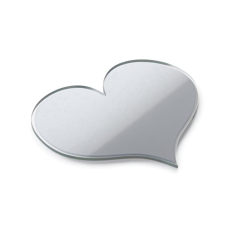 3D Love Mirror Wall Sticker 10Pcs Set Self-Adhesive Easy To Paste Decal for Wedding Kids Room Toilet Table Home Decor