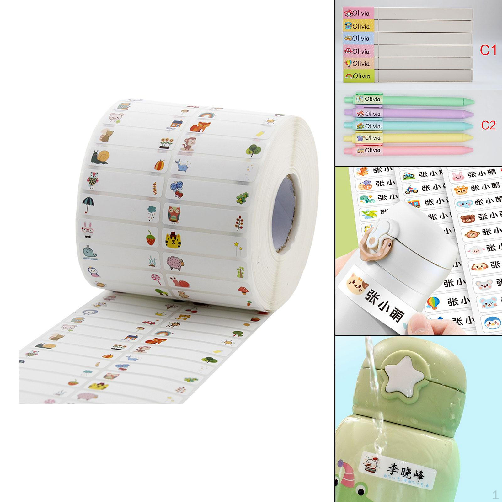 

Этикетки с именем, детские бутылочки, гибкие канцелярские принадлежности для детского сада, записываемая бирка, наклейка на заказ