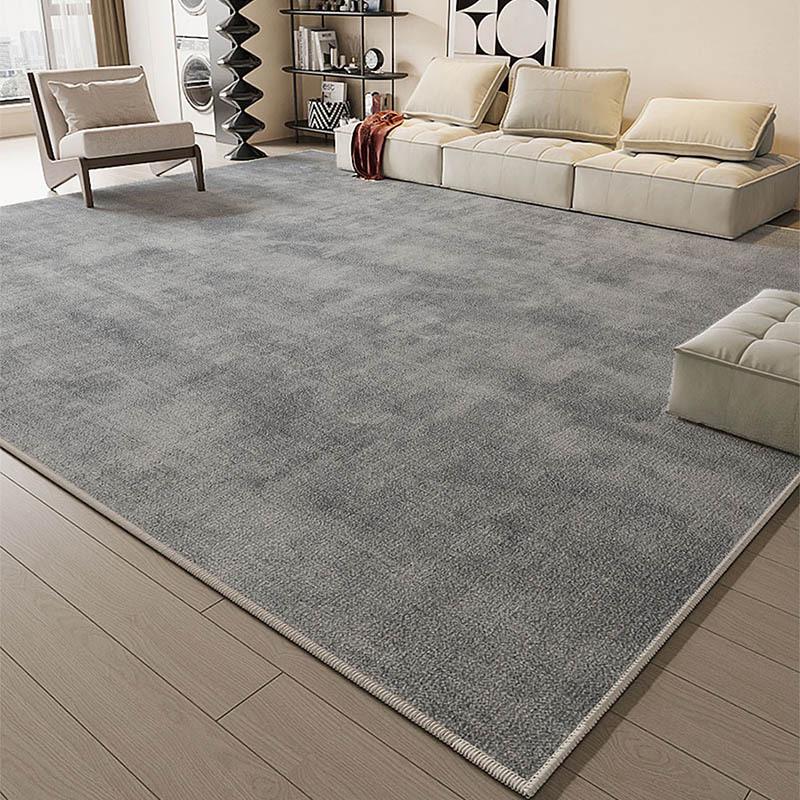 2024 Luxury Gray Waterproof Carpet: Large Area Living Room & Bedroom Floor Mat