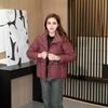 Fashion Short Cotton-padded Coat Ladies Winter  New Thick Down Jacket Women Parkas Casual Outcoat Western Style Overcoat Top