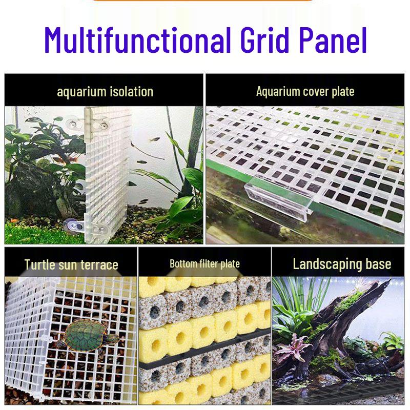 Multifunctional Plastic Aquarium Divider and Isolation Plate