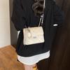 Modische Diamantenkette Kleine quadratische Tasche Damen Leichter Luxus Temperament Vielseitige High-End Umhängetasche