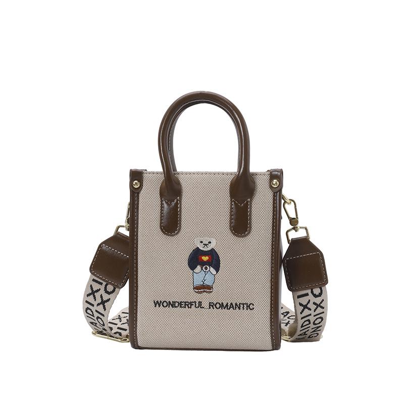 Katie Bear Women's Cute Korean Style Crossbody Handbag - Small & Trendy Single Shoulder Bag