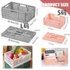 Foldable Storage Basket Wardrobe Organizer Box Kitchen Bathroom Accessories Gadgets For Clothes Toy Spices Condiments Vegetables