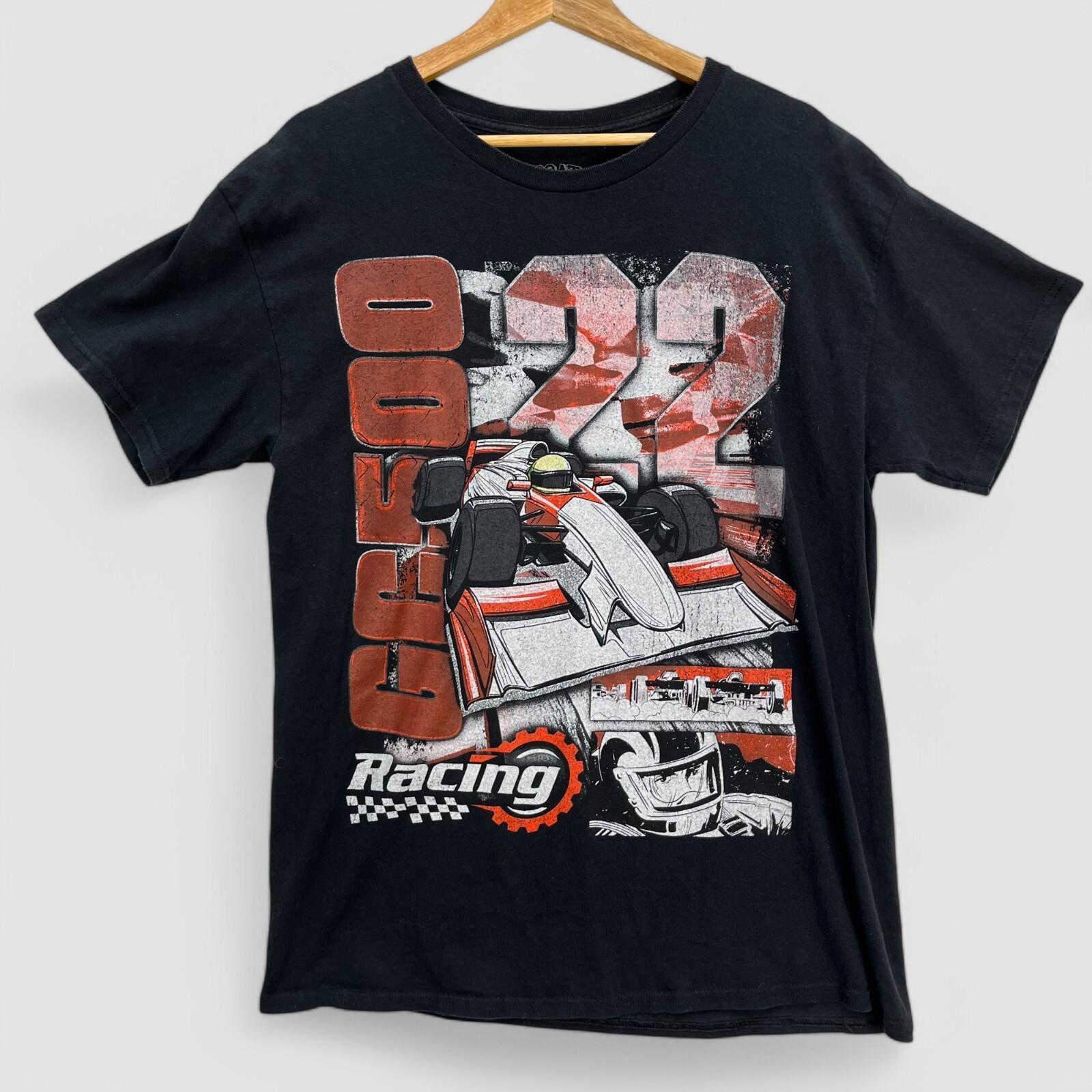 GOAT Crew Indy 500 Racing T‑Shirt Men’s L Black F1 Graphic Streetwear Tee Unisex T-Shirt XXXXL