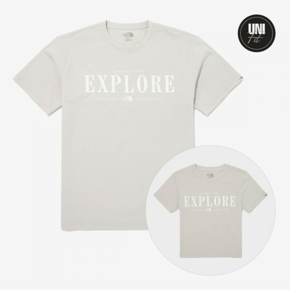 

North Face Explore Short Sleeve Round Tee Nt7uq06l Whs 085(WS)