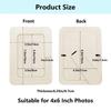 DIY Wooden Picture Frames 6inch Standing Photo Frames with Display Stand Photo Postcard Home Table Decoration
