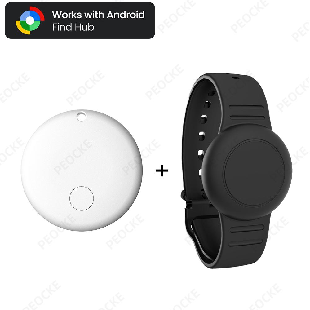 Waterproof Smart Tag Bracelet for Kids-Soft Silicone For Android Tracker Tag With Watch Band Case Cover Lightweight GPS Tracker