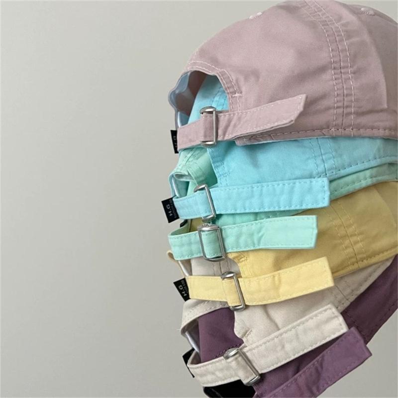 Embroidered Floral Baseball Cap For Women Sun Protections Breathable Acrylic Adjustable Belt Hat