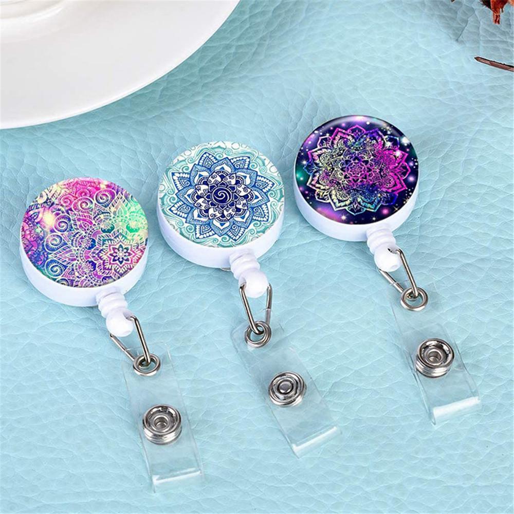 

Hot Practical Portable Retractable Keychain ID Card Badge Holder Doctor Nurse Clip Badge Reel Clip 10