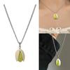 Unique Pistachioes Necklace Creative Designs Symbolizing Love and Individuality for Couples and Trendsetters Wear