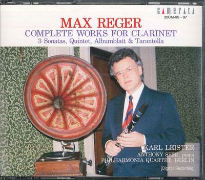 CD KARL LEISTER - Max Reger 30CM9597 CAMERATA Japan ObiClassical Used