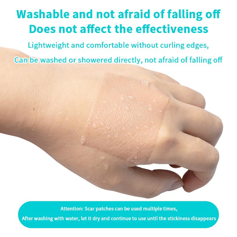 1 Pcs Silicone Scar Sheets Self-Adhesive Scar Cover Tape Reusable And Effective Skin Care Strips Highly Absorbent For Wound Care