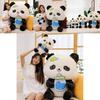 Adorable Panda Plush Doll For Girls Soft Stuffed Toy Perfect For Comfort And Sleep