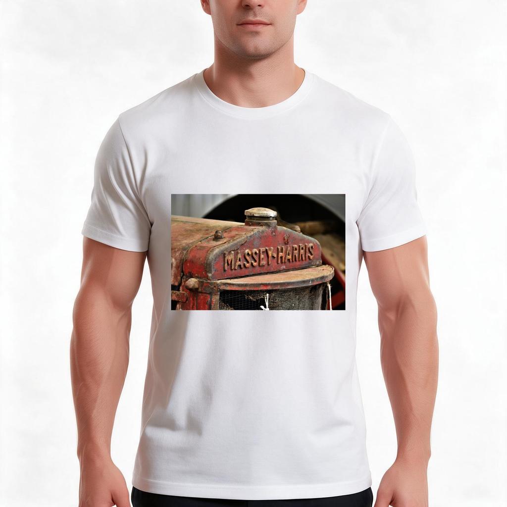 Masseyharris Tshirt Summer Casual Cotton Tee Oversized Streetwear Tops Vintage Graphic Print Loose Fit Short Sleeve