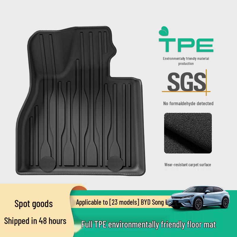 Custom TPE Floor Mats & Trunk Mat Set for 23 Model BYD Song L