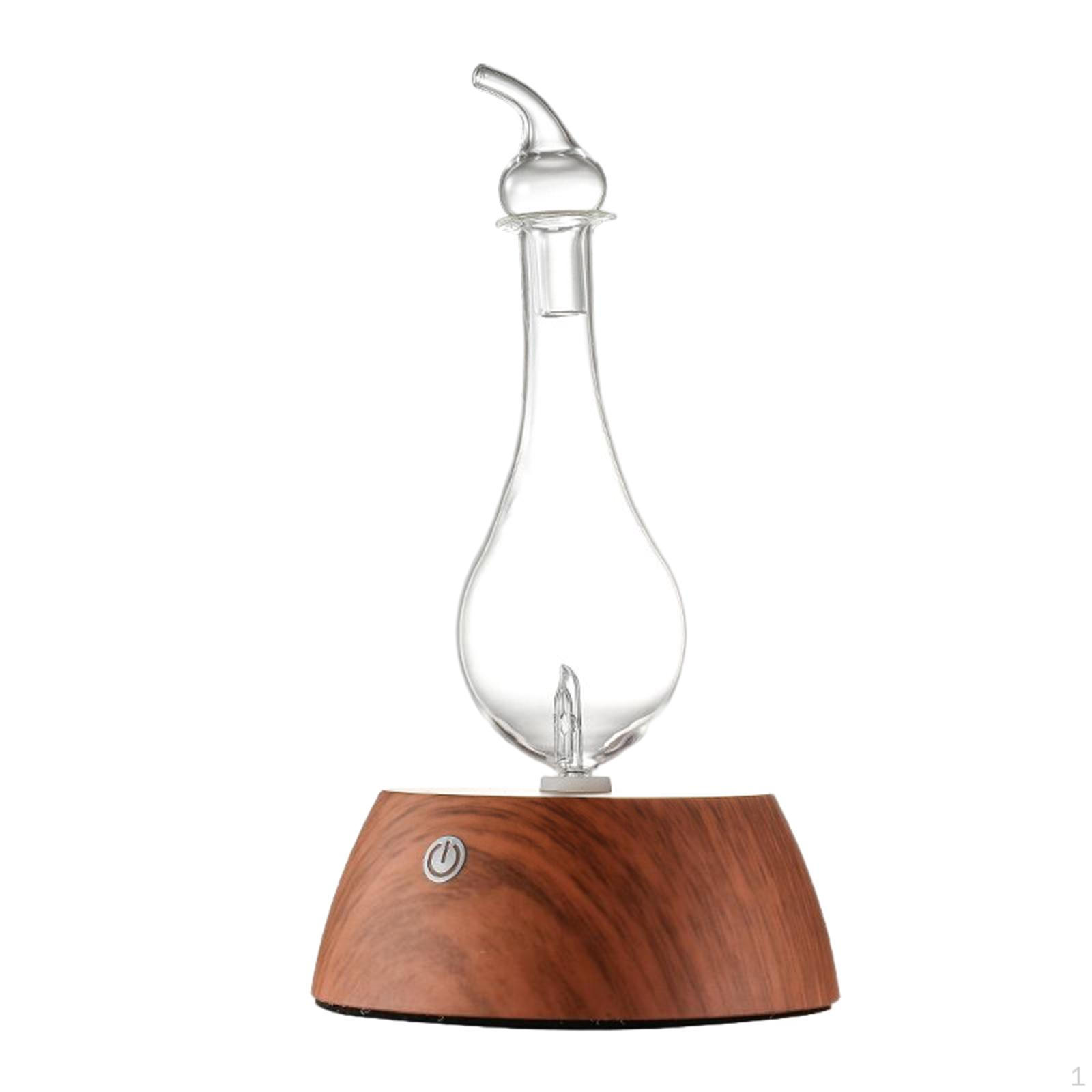 

Glass Essential , Diffuser, 50ml Humidifier, Cool Mist with 7 LED Colors, Auto Shut Off for