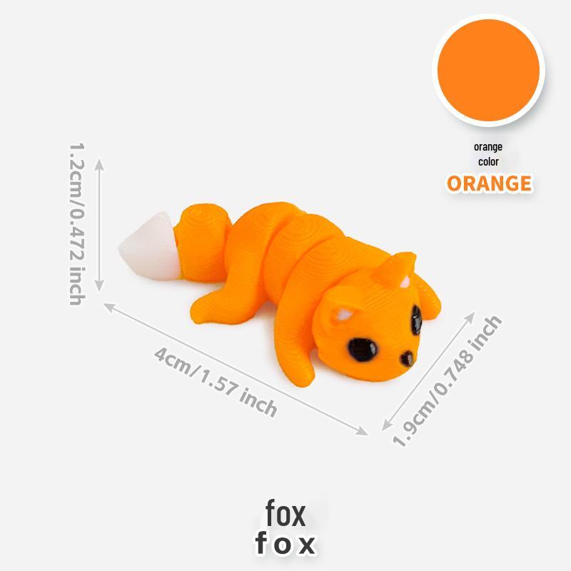 Colorful 3D Printed Small Animal Toys - Simulation Animal Models for Micro-Landscape Decoration