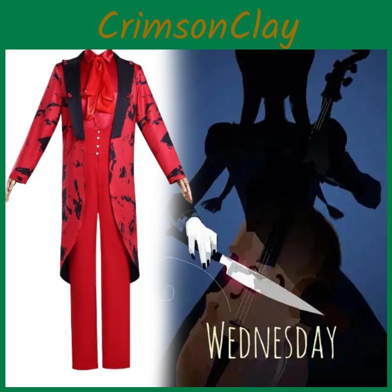 The Addams Family Wednesday Slurp Costume With Polyester Fabric For Halloween Cosplay