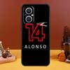 Étui de course Fernando Alonso Pour OPPO Reno 10 Pro 11 F 4 6 7 8 5 Lite 4Z 5Z 8T OPPO Find X6 Pro X5 X2 X3 Lite Coque