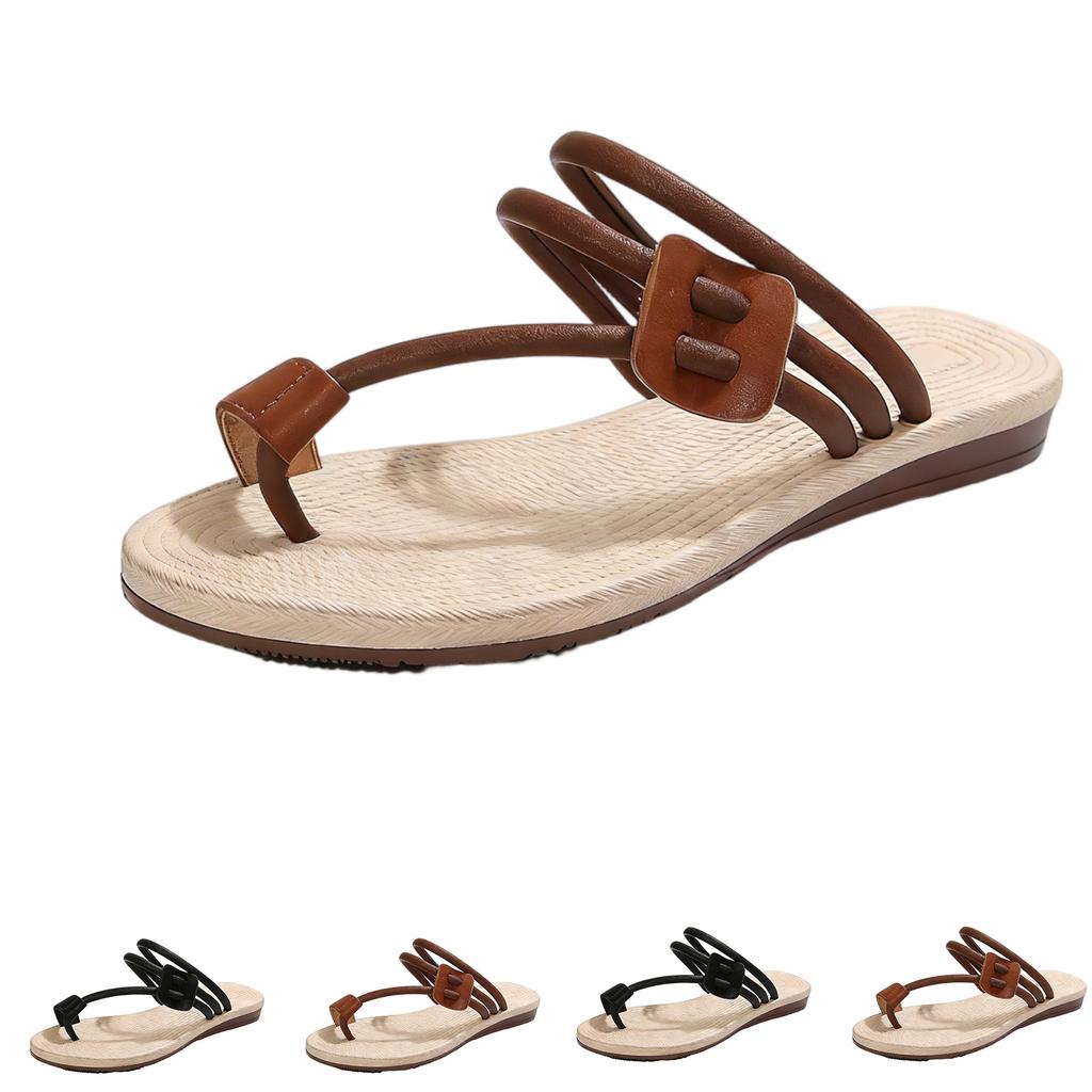 Summer Women's Casual Versatile Set Toe Beach Sandals