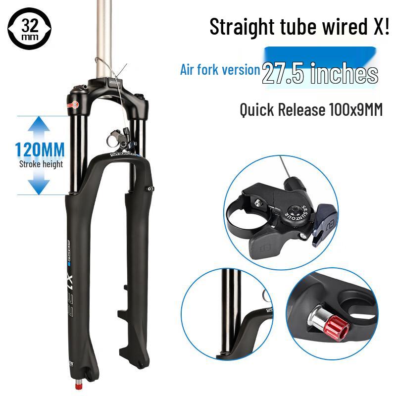 Амортизационная вилка GEETHA X1 27.5 Передняя 1