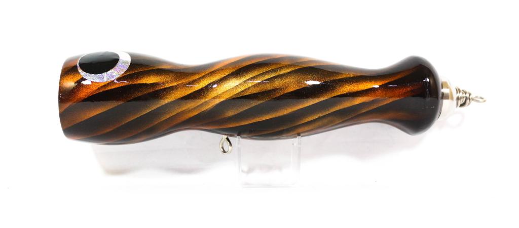 Sale Hout Popper Jelly Drijvend 220 mm 140 gram Streep Brons (1070)