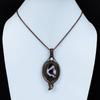 Chevron Amethyst, Moonstone Gemstone Pure Copper Wire Wrapped Designer Handmade Pendant Jewelry For Gift