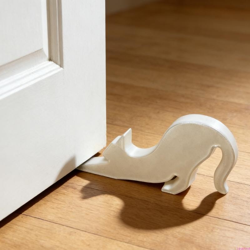 Creative Doorstop Door Bumper Cats Shaped Door Stop With NonSlip Base Perfect For Indoor Space