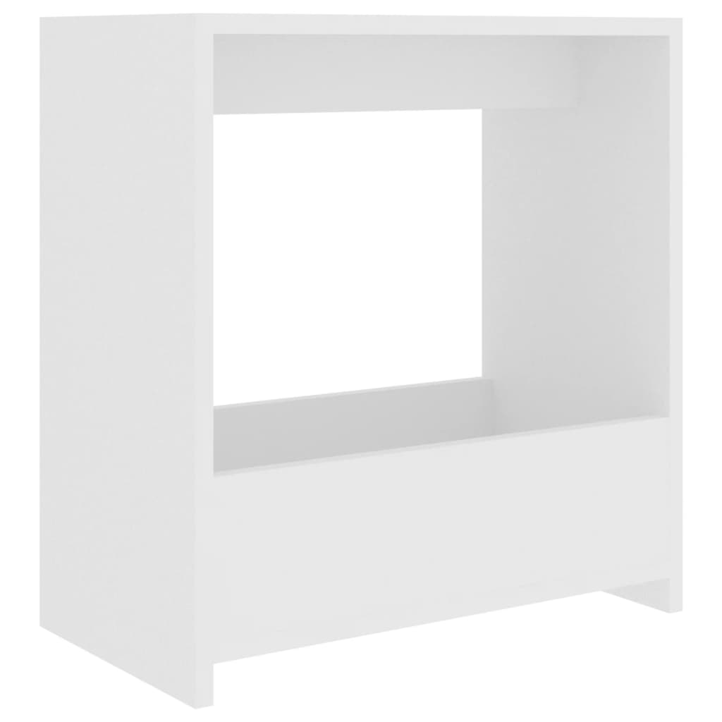 Vidaxl Stolik Boczny, Biały, 50X26X50 Cm, Materiał Drewnopochodny