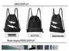 Lightweight Sports Fitness Drawstring Backpack with Printed Logo for Men