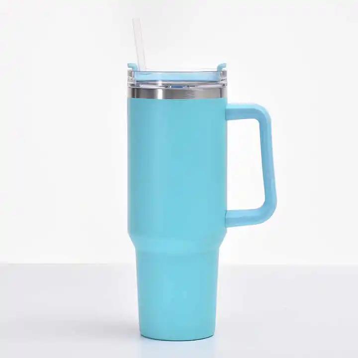 40oz Becher Vakuumisoliert Thermoskanne Kundenspezifischer Reisebecher Edelstahl Wasserflasche Kaffeetassen mit Henkel Outdoor Trinkgeschirr