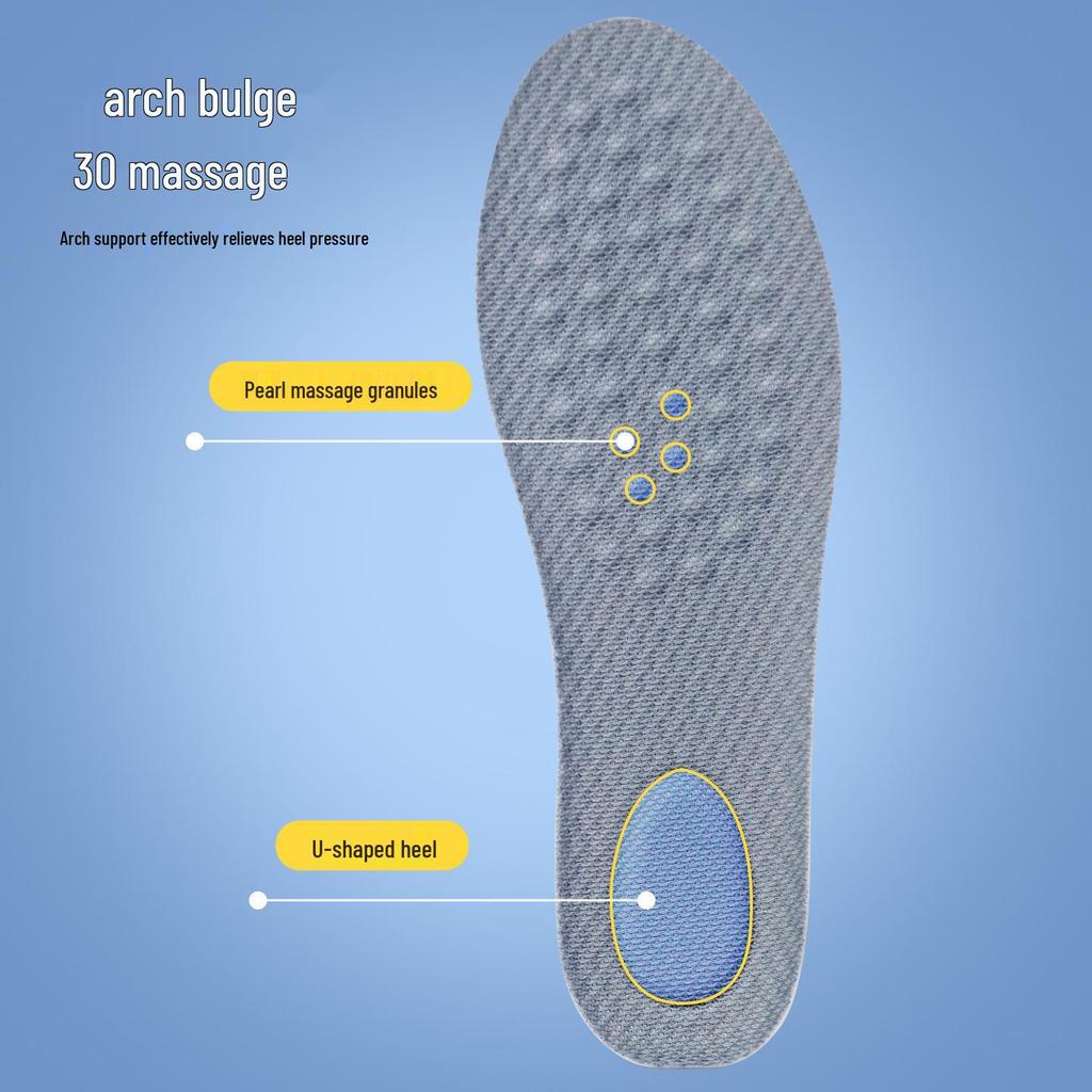 Comfort Soft Military Sports Insoles: Breathable, Sweat-Absorbing, Deodorant, and Anti-Fatigue