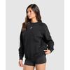 Gymshark Training Oversized Fleece Sweatshirt Black B5a9r Bb2j