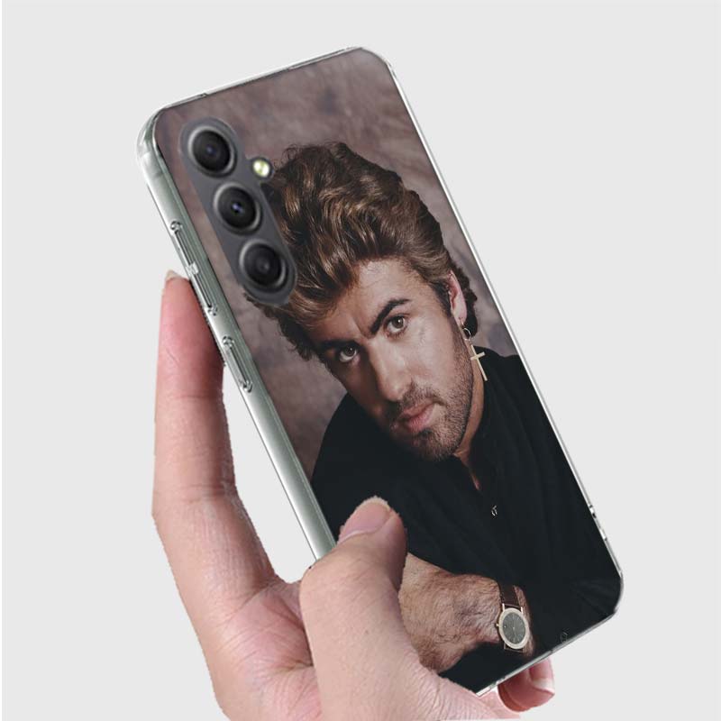 

George Michael Phone Case for Samsung A16 A26 A36 A56 A17 A37 A57 A07 A06 A02S A03 A04S A05S Galaxy Note 20 10 A50S A71 A51 A31 Samsung A02S