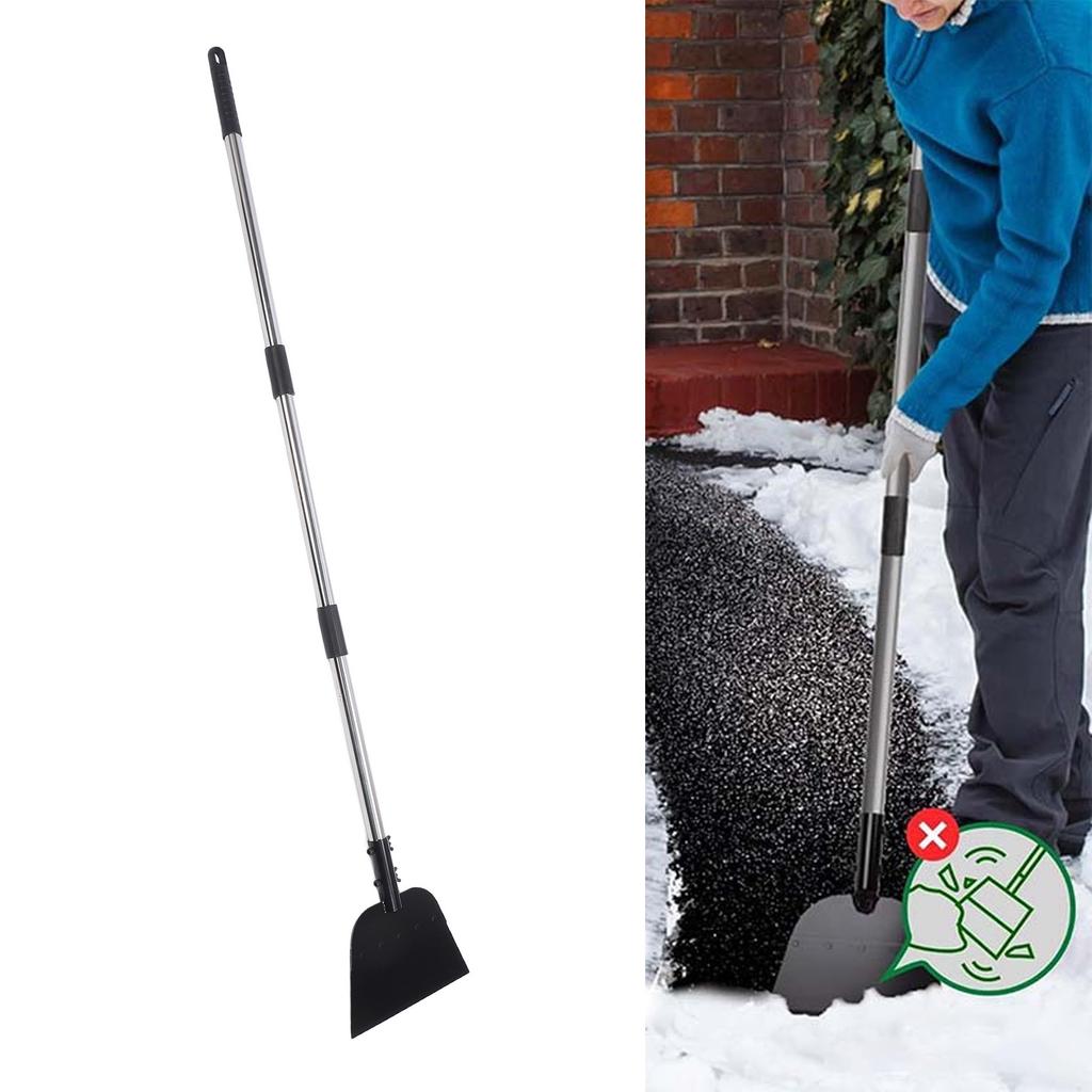 Flat Snow Shovel Ice Scraper for Walkway Ice Removal Weeding Tool for Road Outdoor Garden Cleaning Scraper