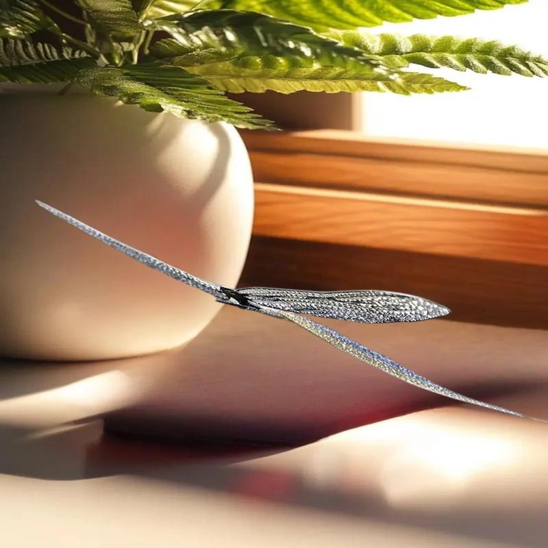 Creative DIY Mini Assembly 3D Metal Puzzle - Insect Series Color Dragonfly Model for Teens 14+ and Adults Gift