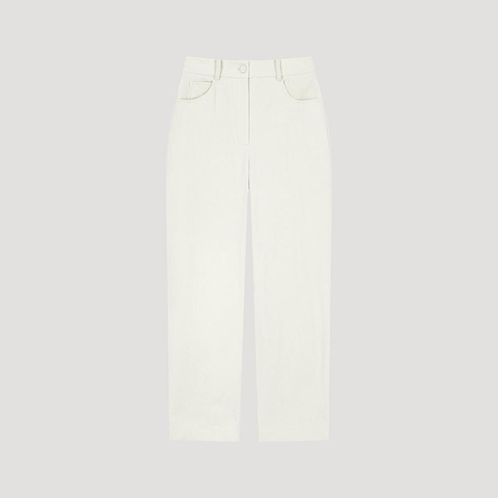 

Она S Miss Corduroy Прямые брюки SwwSlo42850 IV Ivory/44