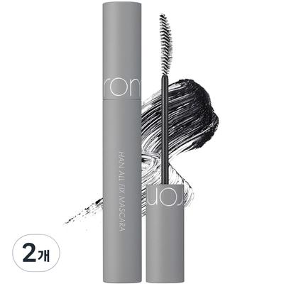 Rom&Han All Fix Mascara, L01 Long Black, 2 Pcs.