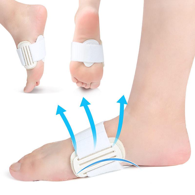 New Thumb Valgus Arch Pad Shock Absorption and Pressure Relief Latex Foot Pad Men's and Women's Flat Feet Anti-skid Support Pad