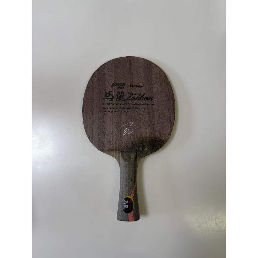 Used Nittaku Malong Carbon table tennis racket
