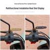 Z-Shaped Rearview Mirror Spotlight Bracket for Motorcycle and Electric Vehicle.